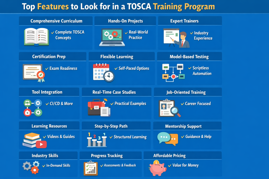 Features to Look for in a TOSCA Training