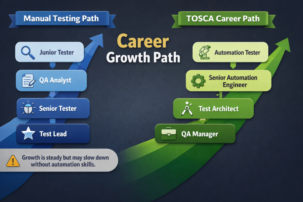 TOSCA vs Manual Testing Careers