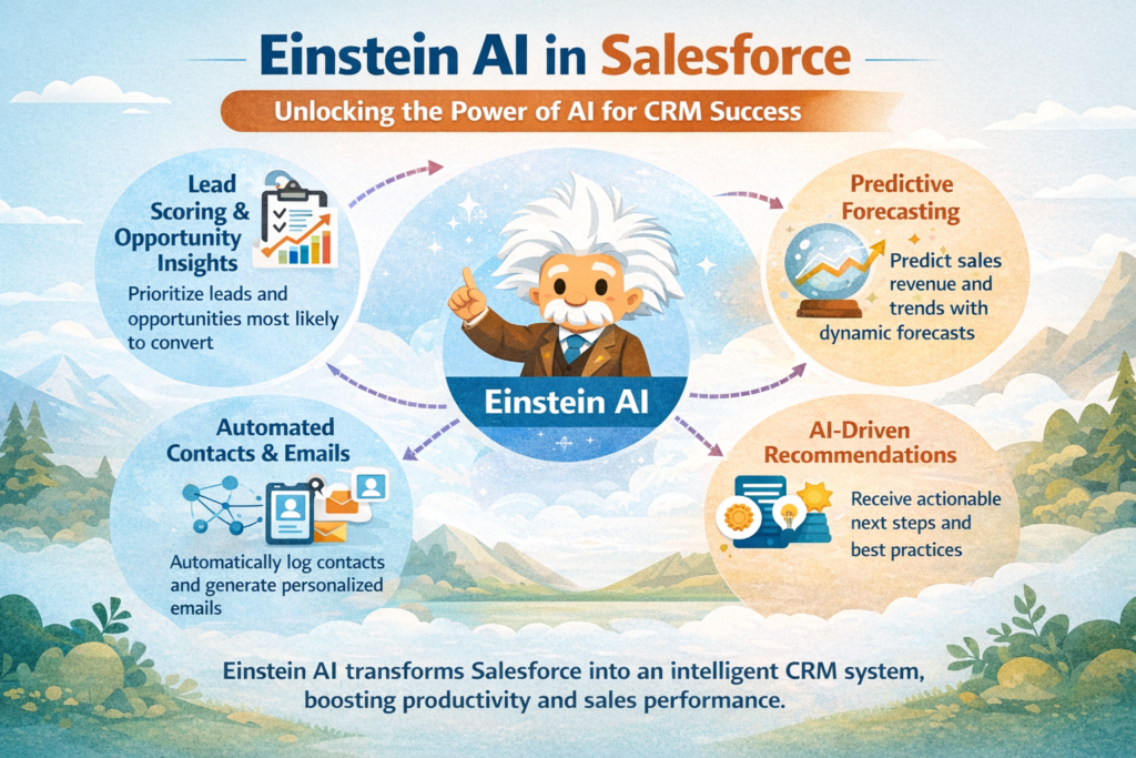 What is the difference between Salesforce AI and Einstein AI?