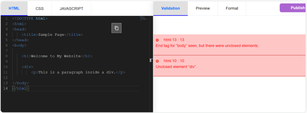 How Good Are HTML Validators? Let's Try A Few