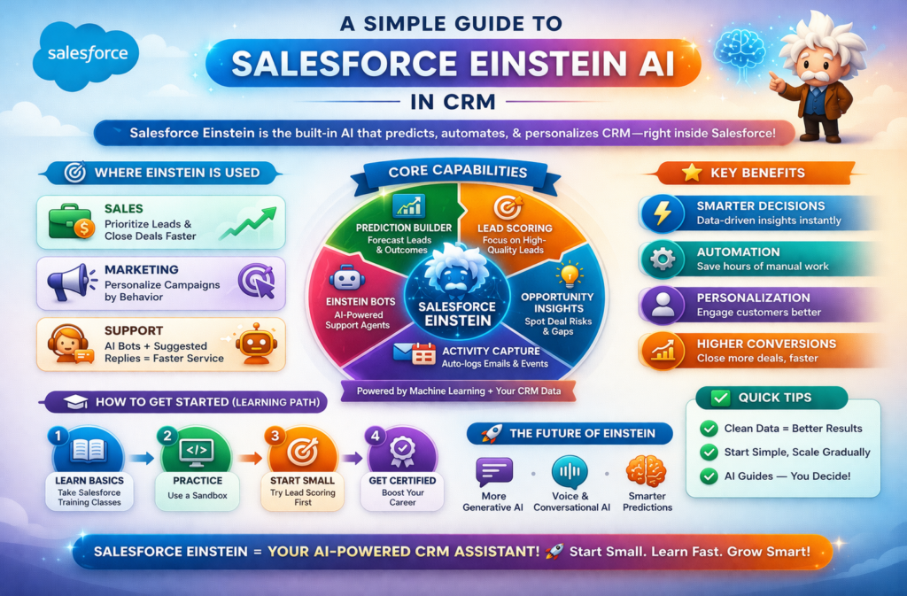 A Simple Guide to Salesforce Einstein AI in CRM A Simple Guide to Salesforce Einstein AI in CRM