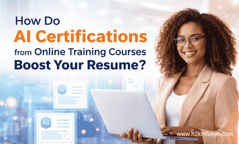 How Do AI Certifications from Online Training Courses Boost Your Resume?