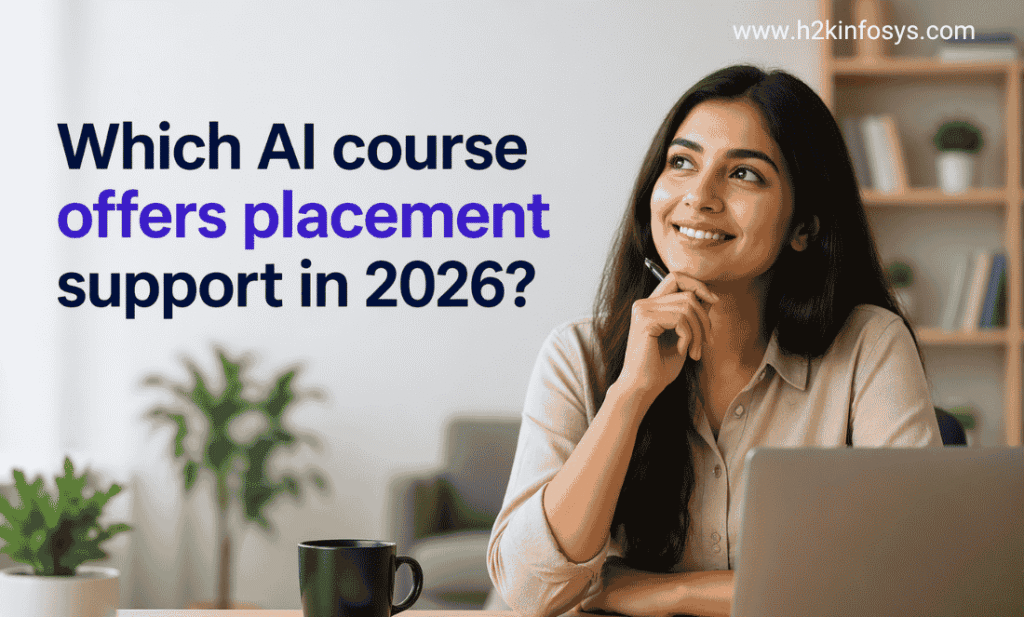 Which AI course offers placement support in 2026?