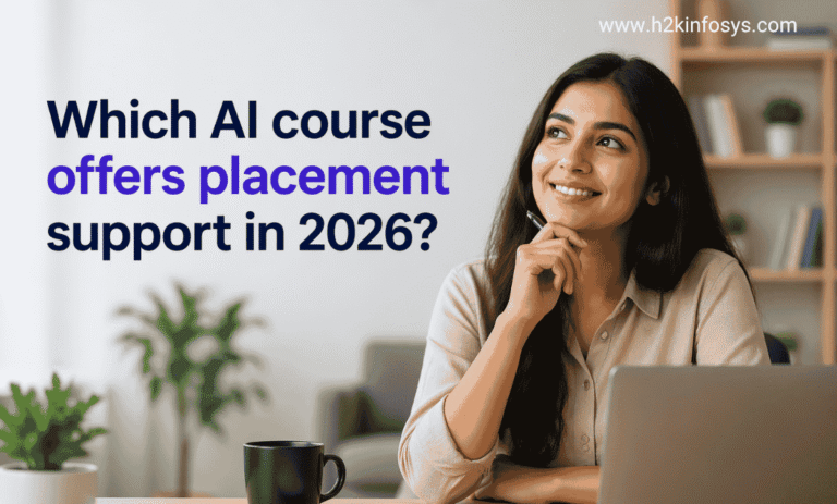 Which AI course offers placement support in 2026?