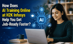 How does AI training online at H2K Infosys help you get job-ready faster?