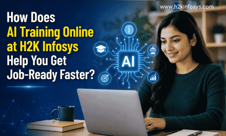 How does AI training online at H2K Infosys help you get job-ready faster?