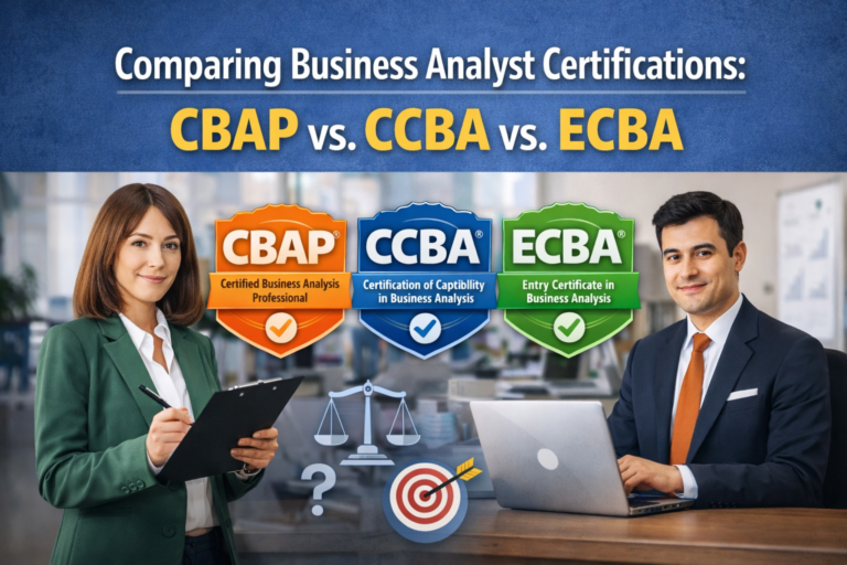 Comparing Business Analyst Certifications: CBAP, CCBA, and ECBA