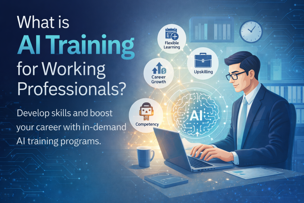 Can AI training programs in the USA help working professionals upskill quickly?