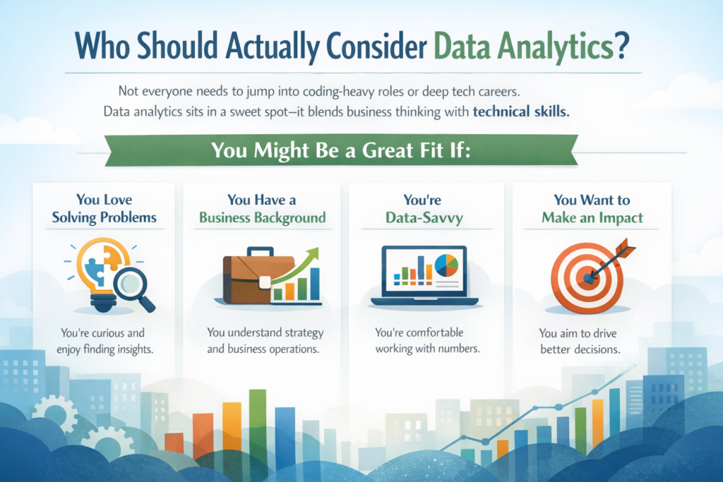 Who should choose Data analytics as long-term career? Who should choose Data analytics as long-term career?