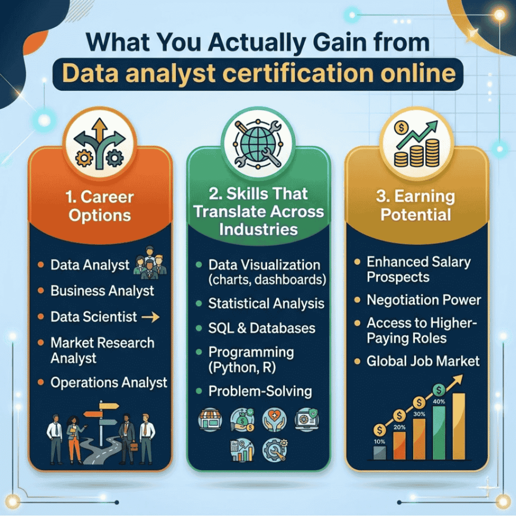 Is a Data analyst certification online accepted in the USA? Data Analytics Certificate Online