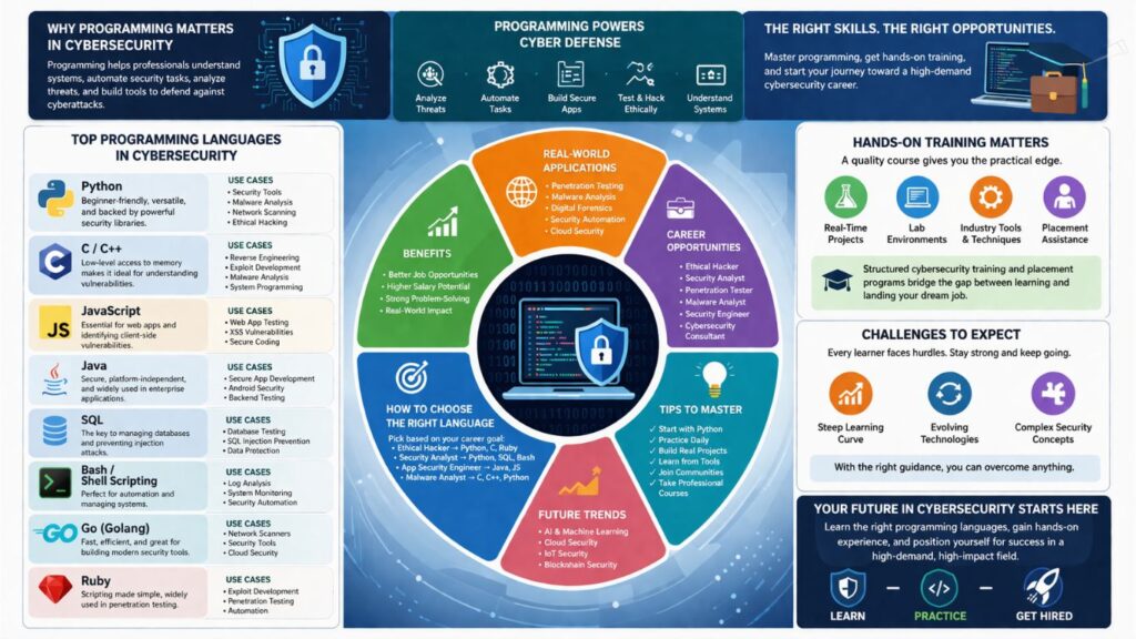 Which programming languages in cybersecurity are useful for professionals? Which programming languages in cybersecurity are useful for professionals?