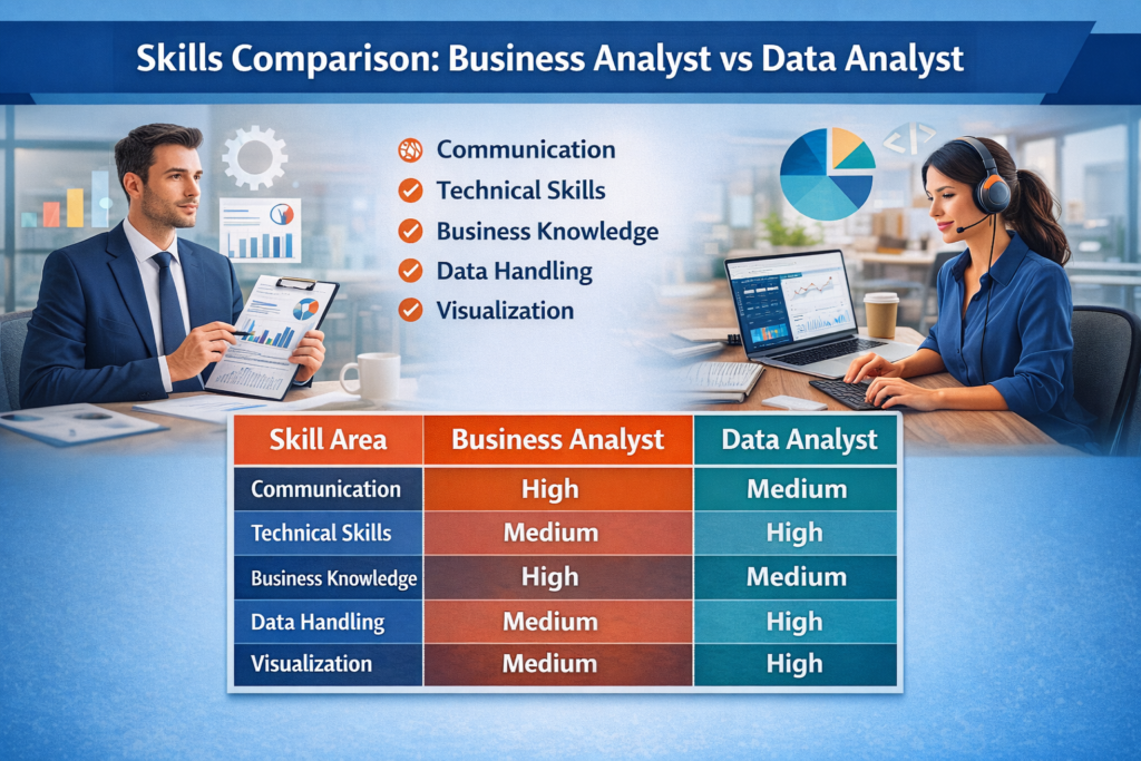 Business Analyst vs Data Analyst