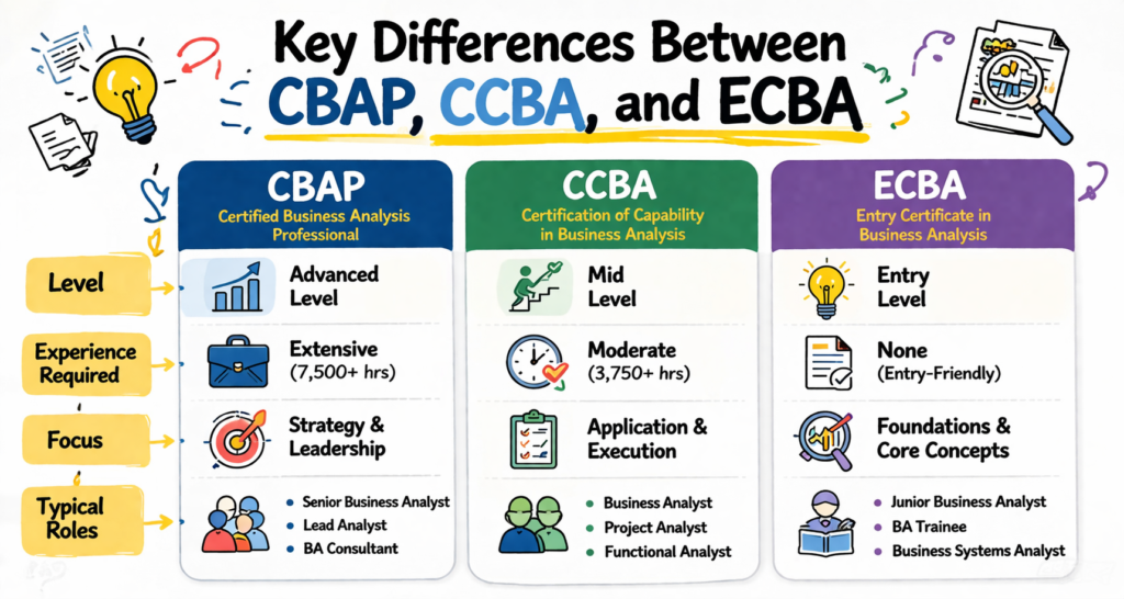 Comparing Business Analyst Certifications