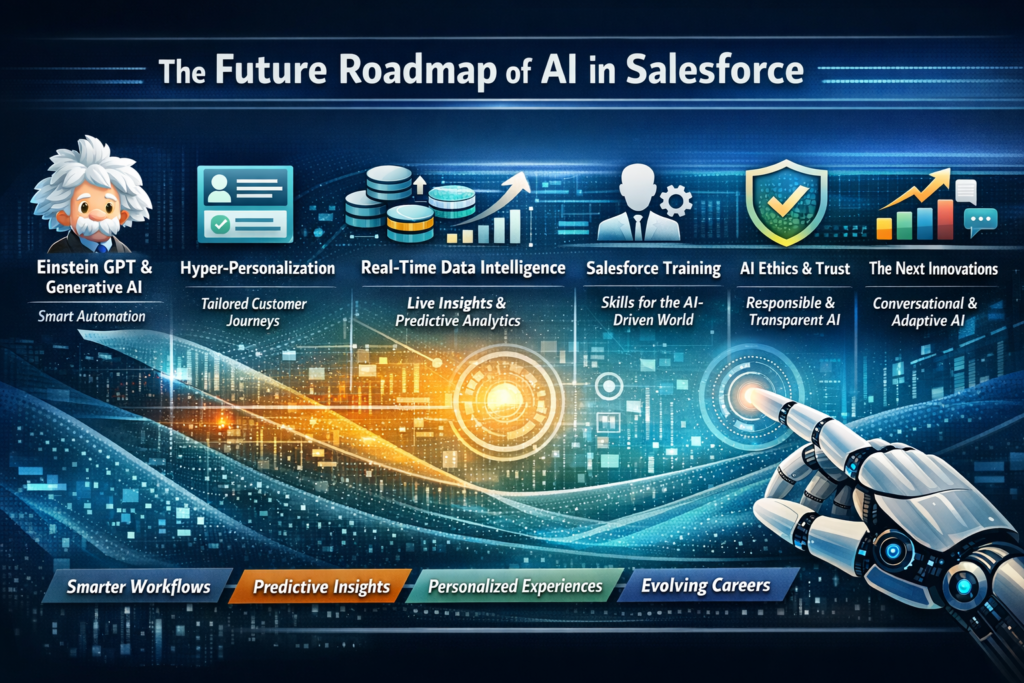 What is the future roadmap of AI in Salesforce? What is the future roadmap of AI in Salesforce?