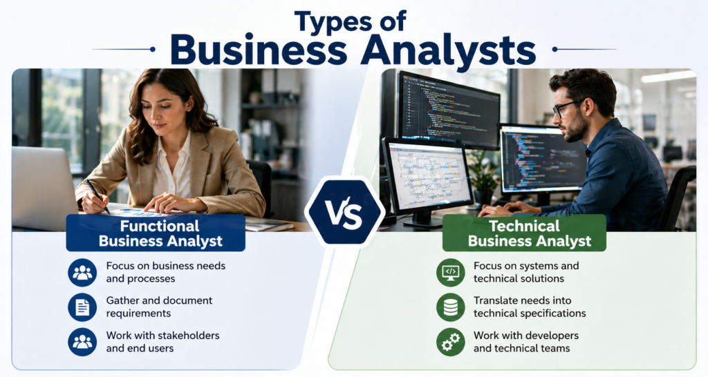 Differences Between Functional and Technical Business Analysts