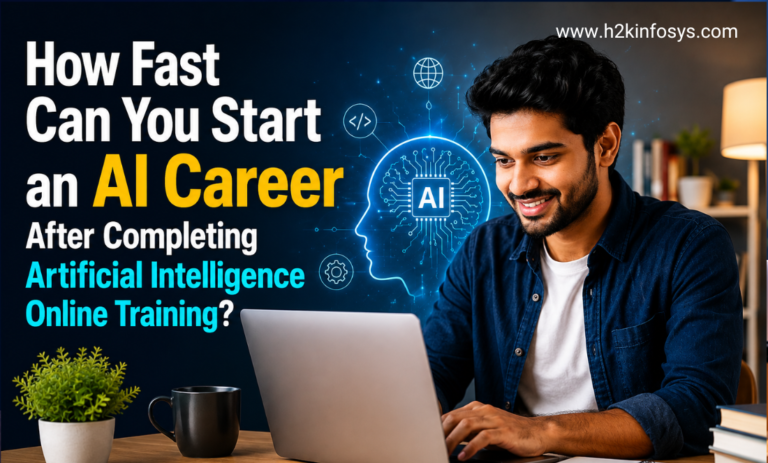 How Fast Can You Start an AI Career After Completing Artificial Intelligence Online Training?