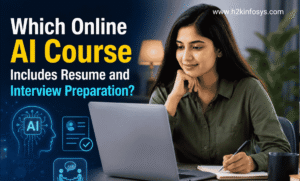 Which Online AI Course Includes Resume and Interview Preparation?