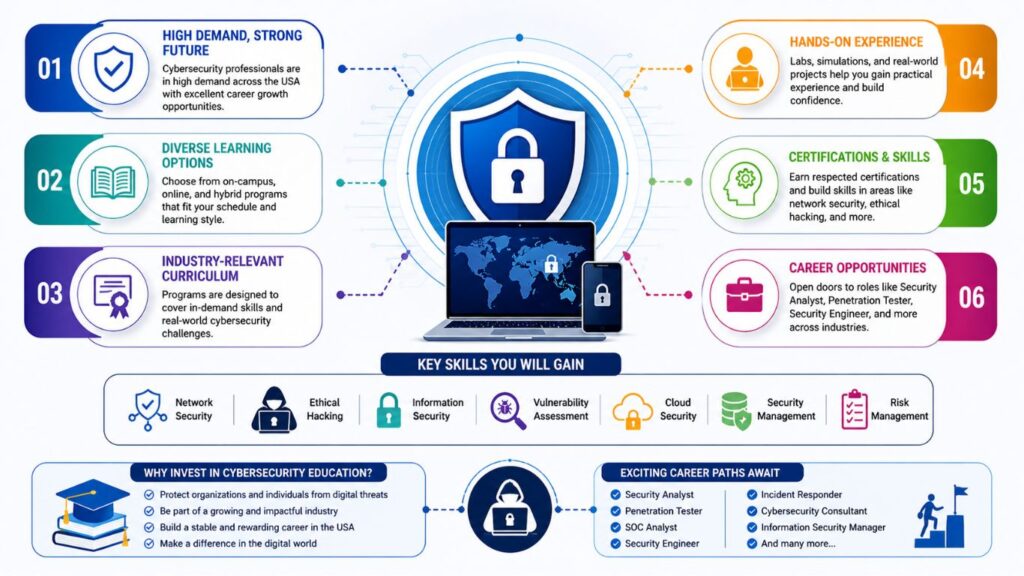 Best Training Institutes for Cybersecurity Courses in the USA