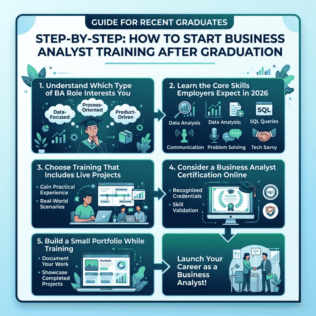 How to Start Business Analyst Training After Graduation in 2026 | H2K ...