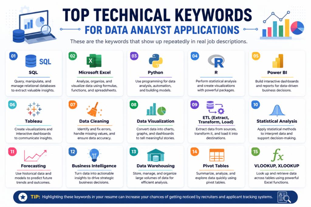 What Resume Keywords Help Data Analyst Applications? Data Analyst Applications
