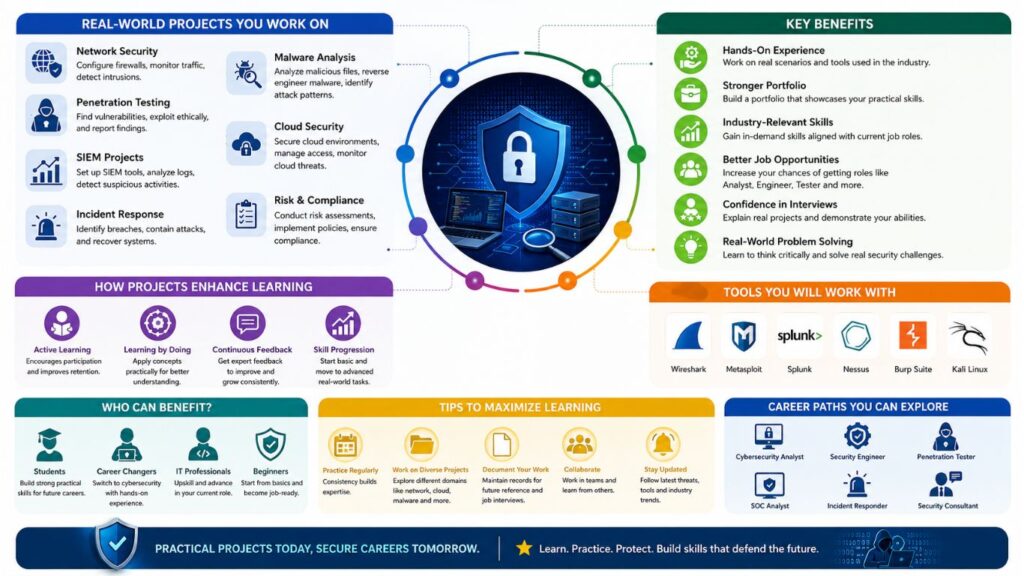 Powerful Real-World Projects in Cybersecurity Training and Their Benefits