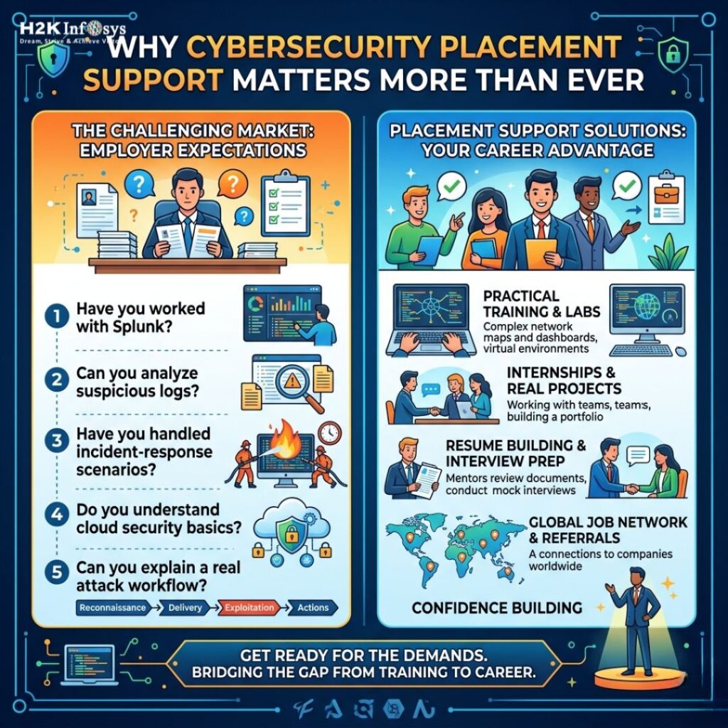 Which Cyber Security Training Institute Offers the Best Placement Support? cyber security training