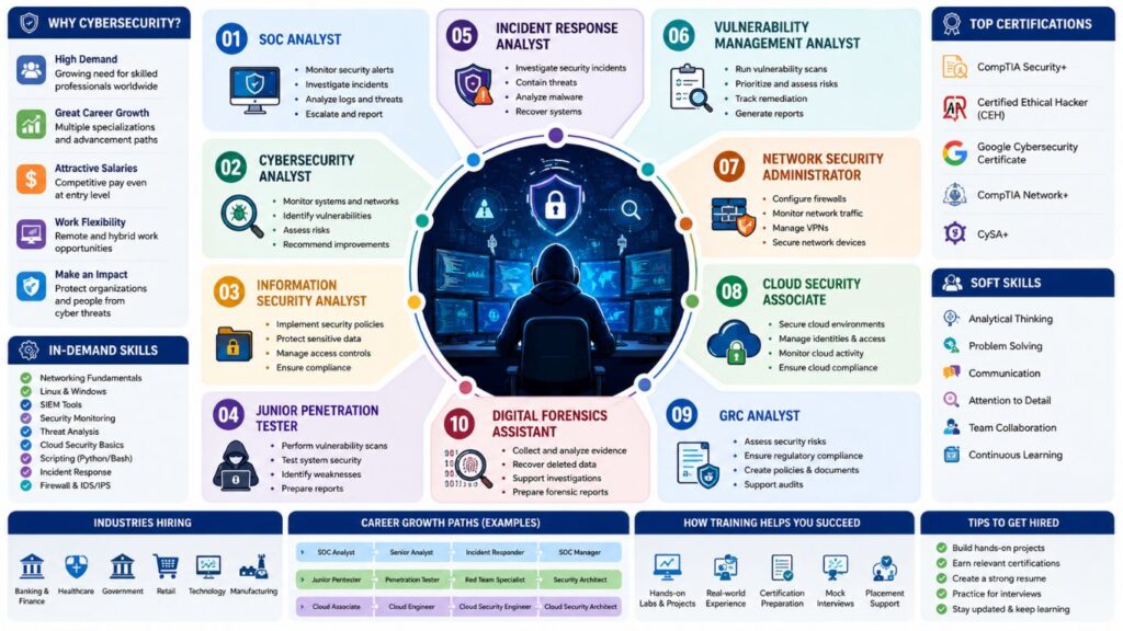 Which High-Demand Entry-Level Cybersecurity Jobs Can You Successfully Land After Expert Training?