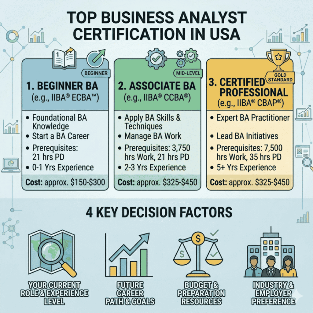 What Is the Top Business Analyst Certification in USA What Is the Top Business Analyst Certification in USA