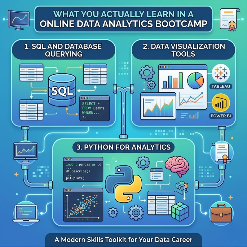 data analytics bootcamp online 
