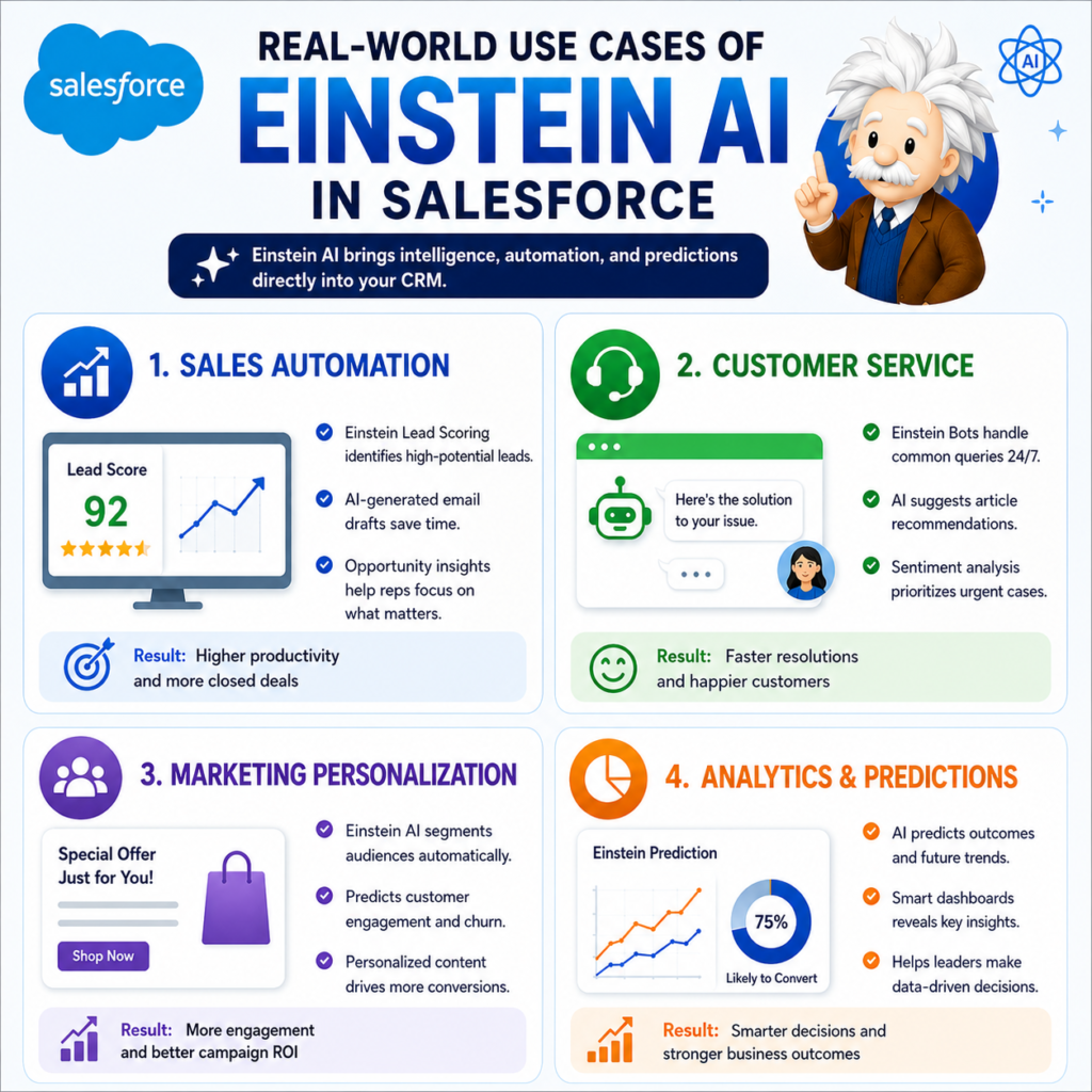 Exploring Einstein AI in Salesforce: Features & Use Cases Exploring Einstein AI in Salesforce: Features & Use Cases
