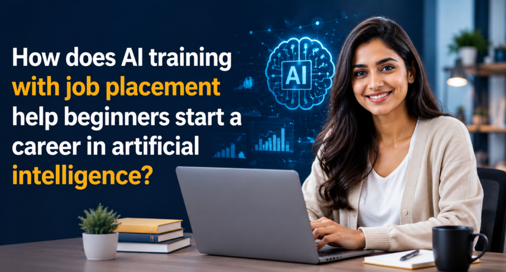 AI training with job placement
