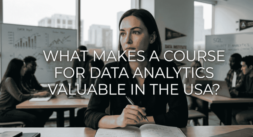 Course for Data Analytics