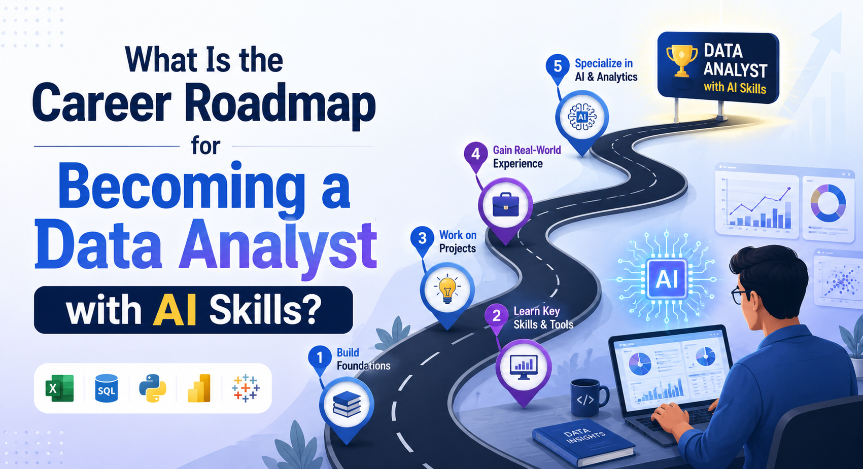 What Is the Career Roadmap for Becoming a Data Analyst with AI Skills ...