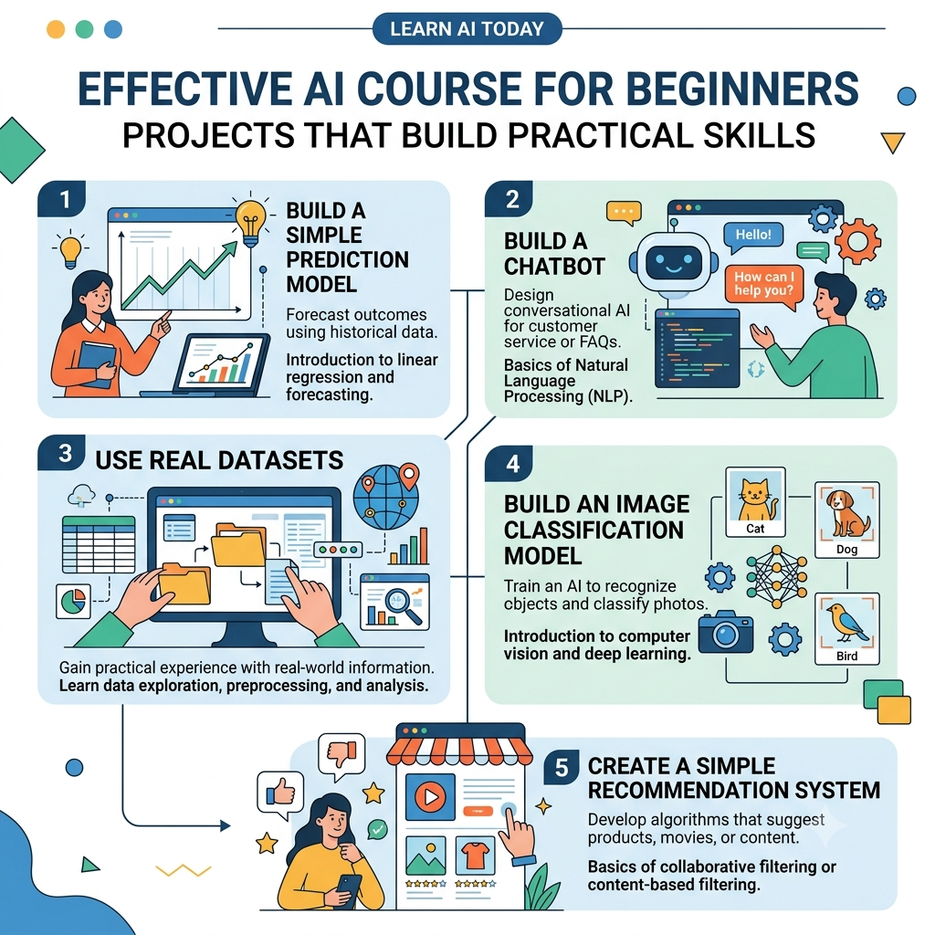 beginner-friendly AI course
