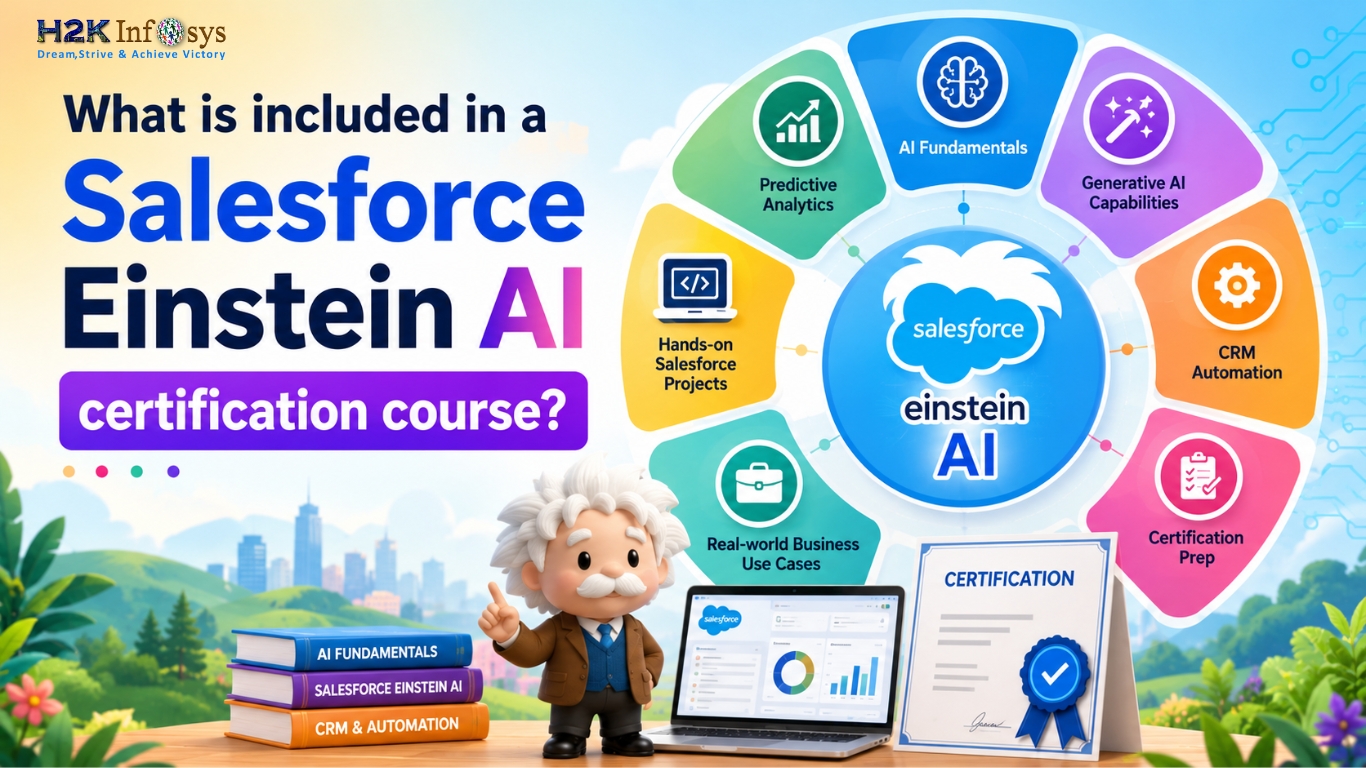 What is included in a Salesforce Einstein AI certification course ...