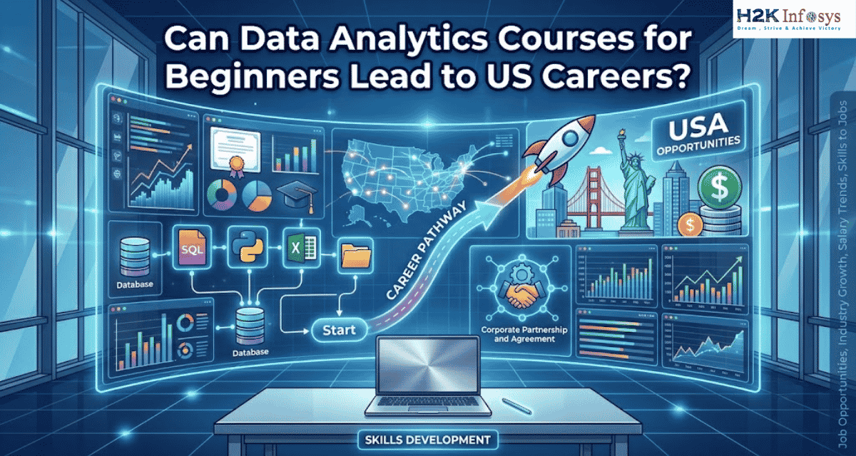 Can Data Analytics Courses for Beginners Lead to US Careers? | H2K ...