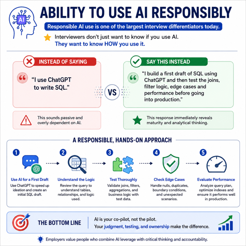 How Can I Stand Out in Data Analytics with Gen AI Interviews? Ability to Use AI Responsibly