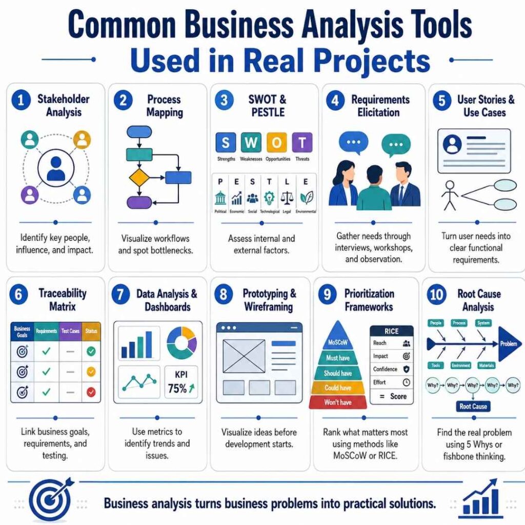 What Are Business Analysis Tools and Techniques? Business Analysis Tools