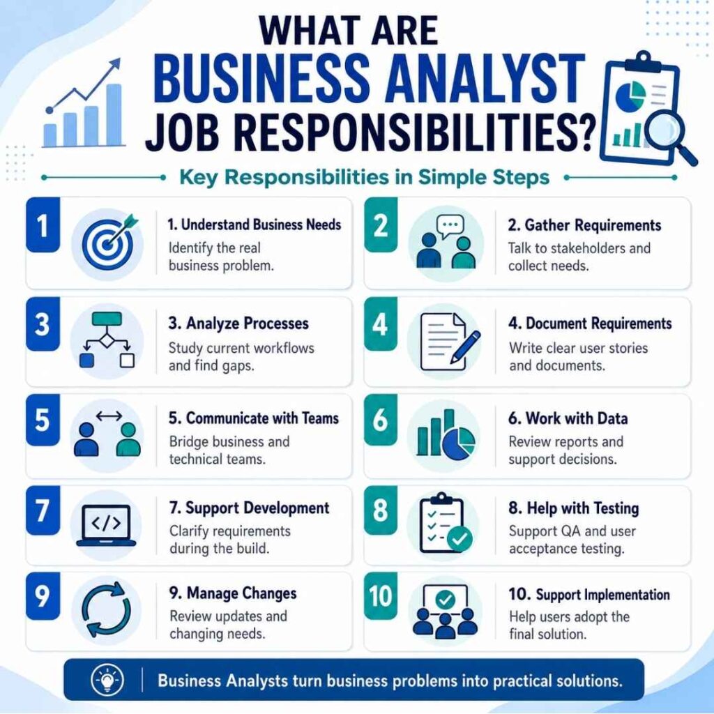 What are Business Analyst Job Responsibilities? Business Analyst Job
