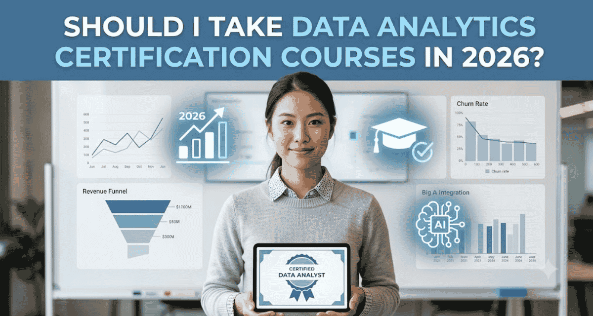 Should I Take Data Analytics Certification Courses in 2026? | H2K ...