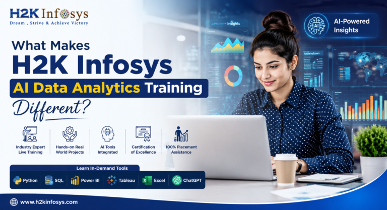 What Makes H2K Infosys AI Data Analytics Training Different?