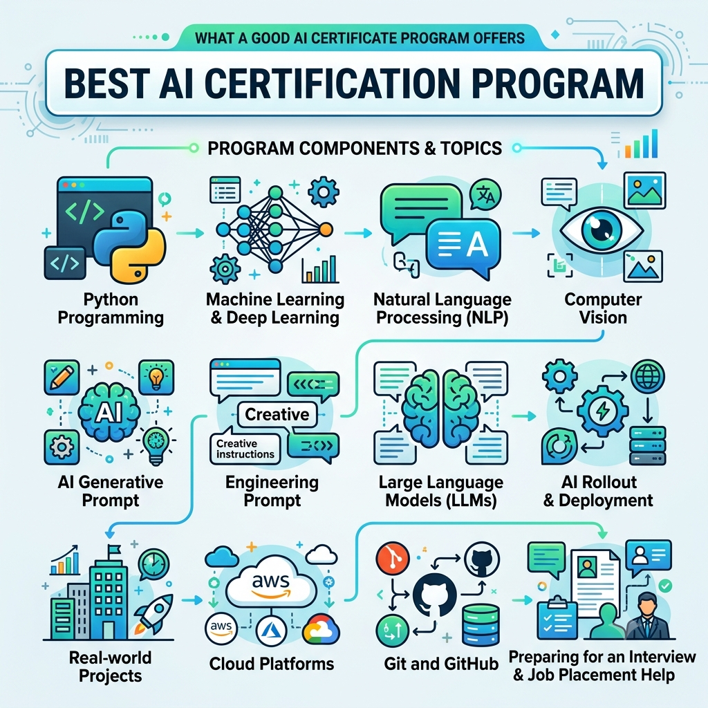 What is the best AI certification courses with guaranteed placement opportunities? best AI certification courses